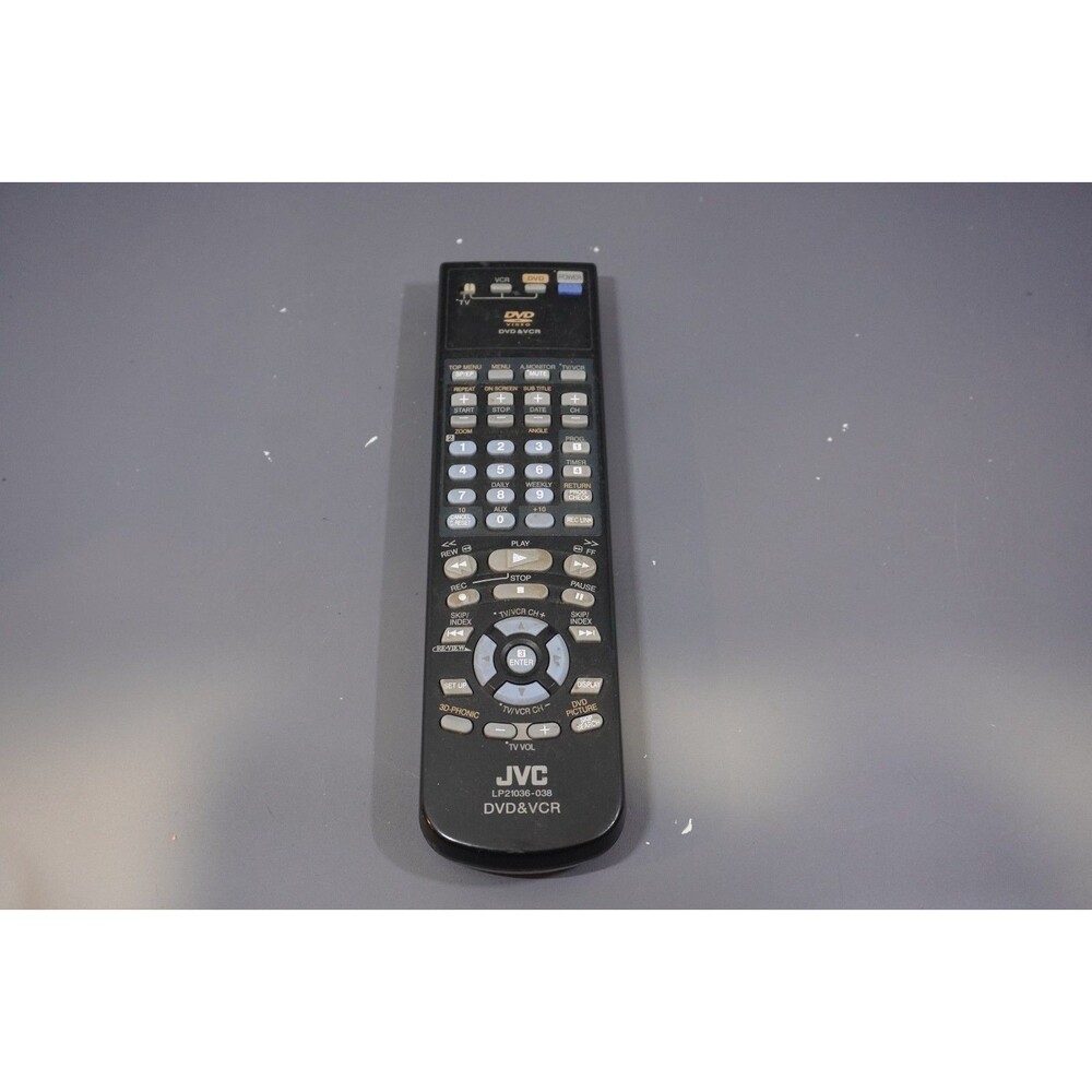 JVC Remote Control LP21036 038 For HR XVC26U DVD VCR Combo Player Genuine OEM